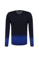 wełniany megztinis nolino BOSS BLACK tamsiai mėlyna