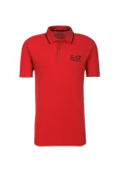 polo marškinėliai EA7 raudona