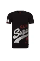 tėjiniai marškinėliai vintage logo wrap Superdry juoda