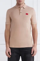 Polo marškinėliai marškinėliai marškinėliai Dereso232 | Slim Fit | pique HUGO smėlio