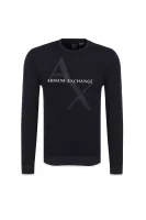 džemperis Armani Exchange tamsiai mėlyna
