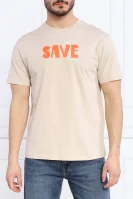 Marškinėliai BATU | Regular Fit Save The Duck smėlio