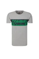 tėjiniai marškinėliai tjm split graphic | relaxed fit Tommy Jeans pilka