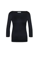 jedwabna džemperis corona | slim fit MAX&Co. tamsiai mėlyna