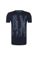 tėjiniai marškinėliai | loose fit Armani Exchange tamsiai mėlyna