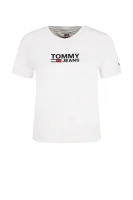 tėjiniai marškinėliai tjw logo | regular fit Tommy Jeans pilka
