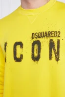 Džemperis Icon Spray C | Regular Fit Dsquared2 geltona