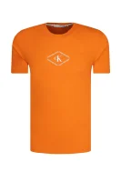 Marškinėliai | Regular Fit CALVIN KLEIN JEANS oranžinė