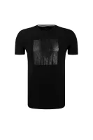 tėjiniai marškinėliai | slim fit Armani Exchange juoda