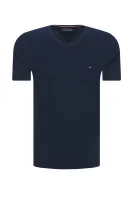 marškinėliai core | slim fit | stretch Tommy Hilfiger tamsiai mėlyna