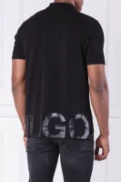 polo marškinėliai darelli-u1 | regular fit HUGO juoda