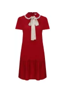 jedwabna suknelė Red Valentino raudona