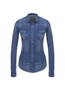 marškiniai lalima | slim fit GUESS mėlyna