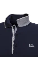 polo marškinėliai pleesy 4 | slim fit BOSS GREEN tamsiai mėlyna
