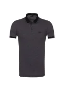 polo marškinėliai prout 10 | regular fit | pique mercerised BOSS BLACK juoda