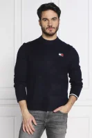 Megztinis | Regular Fit Tommy Jeans tamsiai mėlyna