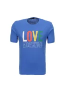 tėjiniai marškinėliai Love Moschino mėlyna