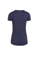 Marškinėliai Vntge Logo Flock Dot | Slim Fit Superdry mėlyna