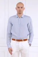 Lininė marškiniai Liam | Regular Fit BOSS BLACK mėlyna
