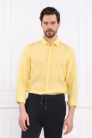 Lininė marškiniai Liam | Regular Fit BOSS BLACK geltona