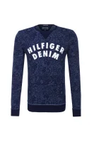 džemperis thdm print Hilfiger Denim tamsiai mėlyna