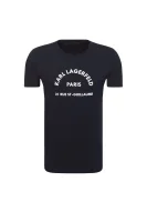 tėjiniai marškinėliai print | regular fit Karl Lagerfeld tamsiai mėlyna
