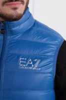 Pūkinis berankovis | Regular Fit EA7 mėlyna