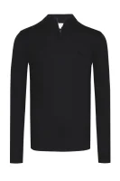 wełniany megztinis | regular fit Lacoste juoda