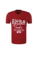tėjiniai marškinėliai Love Moschino raudona