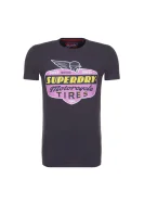 tėjiniai marškinėliai reworked classic Superdry violetinė