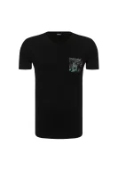 tėjiniai marškinėliai bmowt-parsen-s | slim fit Diesel juoda