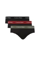 trumpikės 3-pack Calvin Klein Underwear juoda
