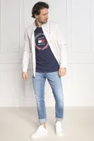 Marškinėliai ATHLETIC | Regular Fit Tommy Jeans tamsiai mėlyna