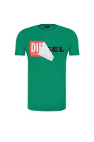 tėjiniai marškinėliai diego | slim fit Diesel žalia