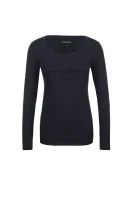 džemperis | slim fit Emporio Armani tamsiai mėlyna
