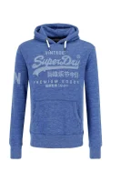 džemperis premium goods hood | regular fit Superdry mėlyna