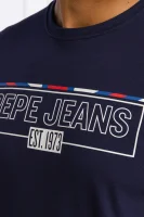 Marškinėliai DENNIS | Regular Fit Pepe Jeans London tamsiai mėlyna