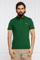 Polo marškinėliai marškinėliai marškinėliai marškinėliai marškinėliai | Slim Fit | pique Lacoste žalia