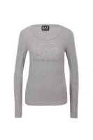 džemperis | slim fit EA7 pilka