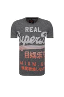 tėjiniai marškinėliai vintage real | slim fit Superdry pilka