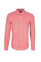 marškiniai the poplin gingham check Gant raudona