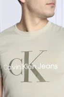 Marškinėliai | Slim Fit CALVIN KLEIN JEANS pilkšva