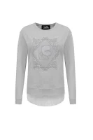 džemperis embroidered pleated back sweat Karl Lagerfeld garstyčių
