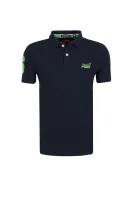 polo marškinėliai classic | regular fit | pique Superdry tamsiai mėlyna