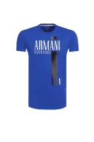 tėjiniai marškinėliai Armani Exchange mėlyna