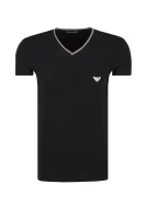 tėjiniai marškinėliai | regular fit | cotton stretch Emporio Armani juoda