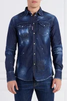 Marškiniai | Regular Fit Dsquared2 tamsiai mėlyna