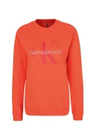 džemperis satin monogram | relaxed fit CALVIN KLEIN JEANS oranžinė