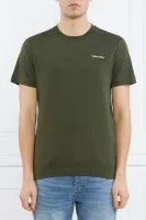 Marškinėliai | Slim Fit Calvin Klein žalia