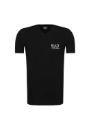 t- shirt EA7 juoda
